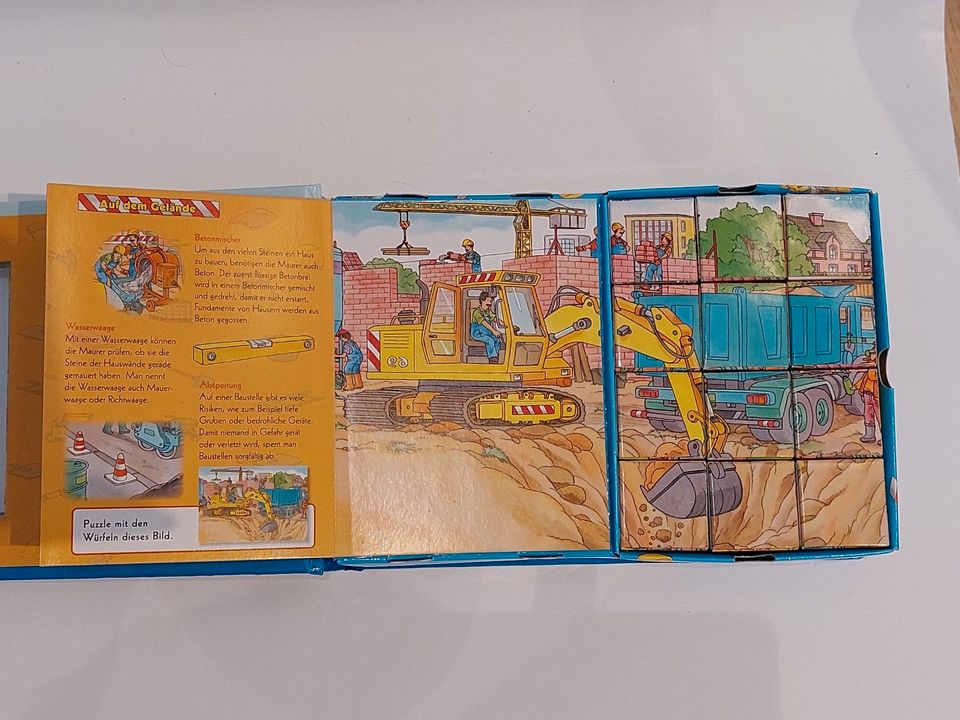 3D-Puzzle + Buch Baustelle Kinder TOP in Niedermurach