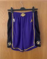 LA Lakers Basketball Shorts Nike Jordan NBA lila schwarz Größe L Hessen - Zwingenberg Vorschau