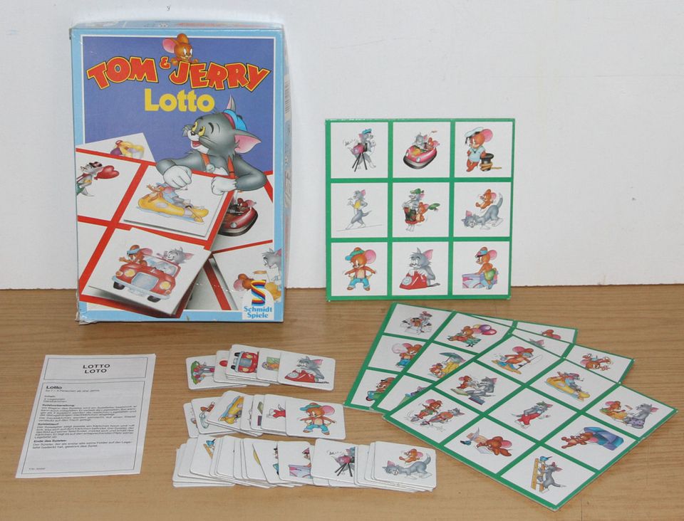 Tom und Jerry Lotto Legespiel Gesellschaftsspiel Schmidt Spiele in Klötze