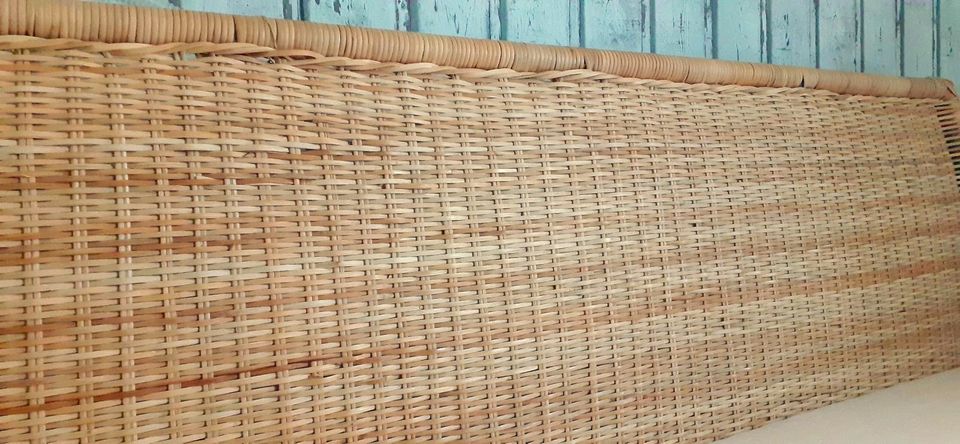 Ikea Sundnes Rattan Bett 160cm breit ohne Lattenroste in Overath