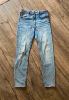 ZARA Skinny Stretch Jeans Riss ripped hi-waist 80ties hellblau 40 Hannover - Südstadt-Bult Vorschau