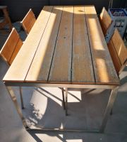 Stabiler Tisch Gartentisch Edelstahl matt gebürstet 160x80 cm Hamburg-Nord - Hamburg Langenhorn Vorschau