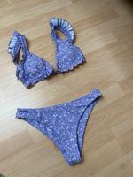 Bikini Blumenmuster Flieder Hessen - Baunatal Vorschau