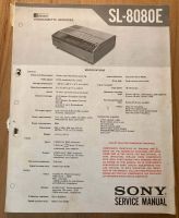 Service Manual Sony Videorecorder SL8080E Bayern - Störnstein Vorschau