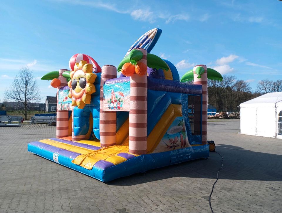 Hüpfburg Beach mit zwei Rutschen mieten, leihen in Dissen am Teutoburger Wald