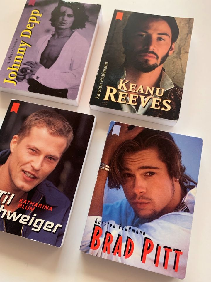 HEYNE Mini Bücher von Keanu Reeves Til Schweiger Johnny Depp 1997 in Landau-Mörlheim