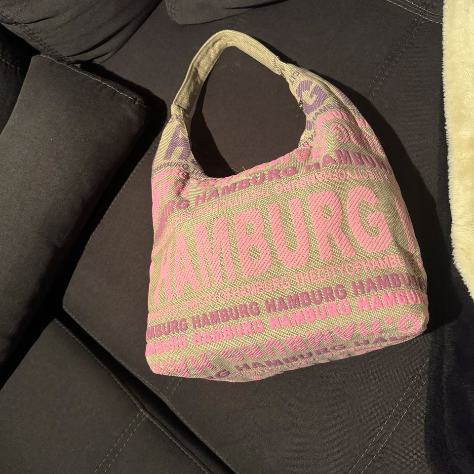 Hamburg Tasche groß neu lila pink grau in Kiel