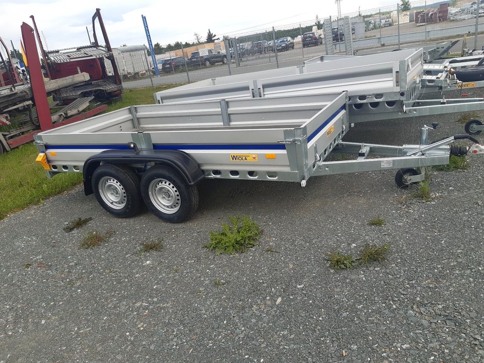 Anhänger Trailer Tieflader WIOLA W20L35 2700 Kg Neu in Bad Lobenstein