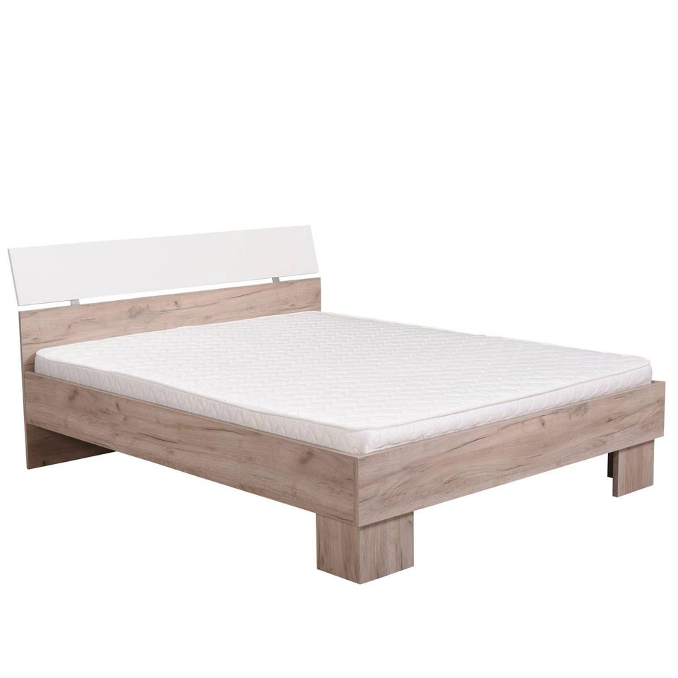 Bett Holzbett Futonbett Doppelbett Holz Eiche 160x200 NEU 083-Er in Erfurt