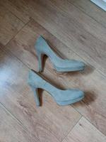 Pumps High Heels Gr.37 grau Bayern - Sulzbach a. Main Vorschau