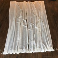 SALE!Gardine mit Gardinenstange weiß IKEA m Halterung 130x240cm Niedersachsen - Barum Vorschau