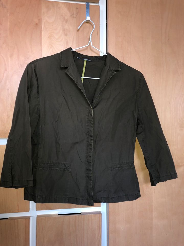 Khaki grüner Blazer Hemd Jacke Bluse Blouson XS S M vintage in Berlin