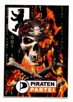 16 verschiedene historische Aufkleber Piratenpartei von 2011 Bayern - Kirchham Vorschau