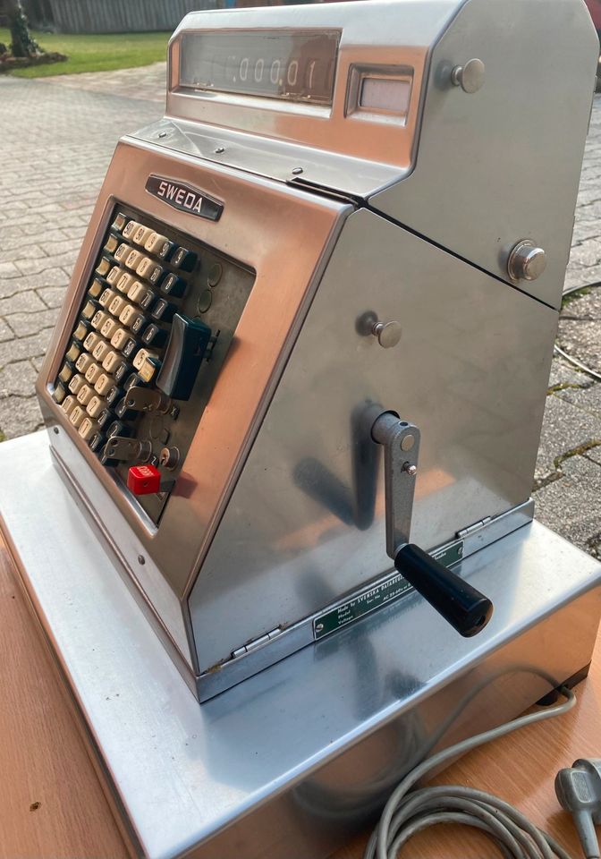 RETRO SWEDA 46 Registrierkasse Ladenkasse Edelstahl in Mallersdorf-Pfaffenberg