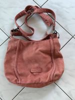 Lachsfarbene Velour Schultertasche von Fritzi aus Preußen Brandenburg - Reichenwalde Vorschau