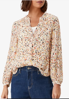 s. Oliver Bluse creme gemustert - 40 Hessen - Seligenstadt Vorschau