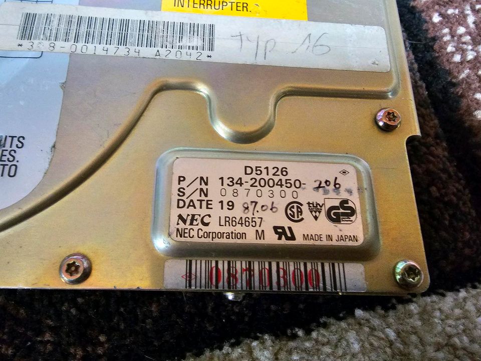 Rarität rar selten HDD Festplatte alt NEC in Walldürn