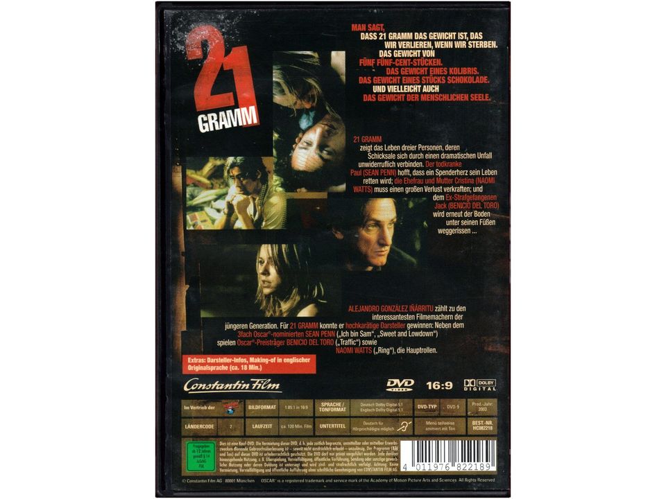 21 Gramm (2003) - DVD in Köln
