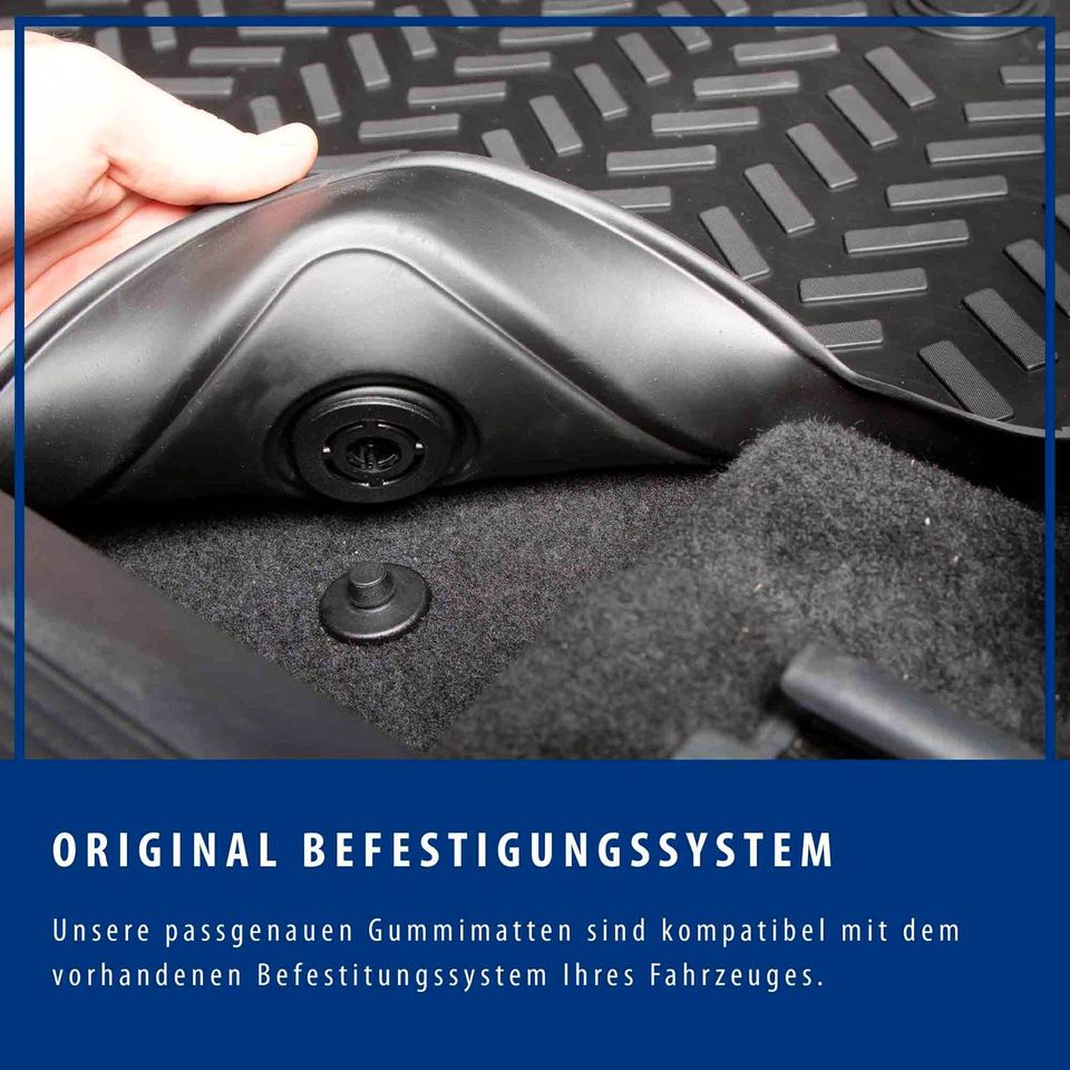 Gummimatten für VW PASSAT B5 B6 B7 CC B8 Hybrid Fußmatten NEU✅ in Herne
