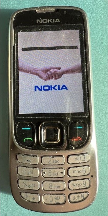 Nokia Handy 6303i, Classic, gebraucht defekt, funktioniert noch in Kamp-Lintfort