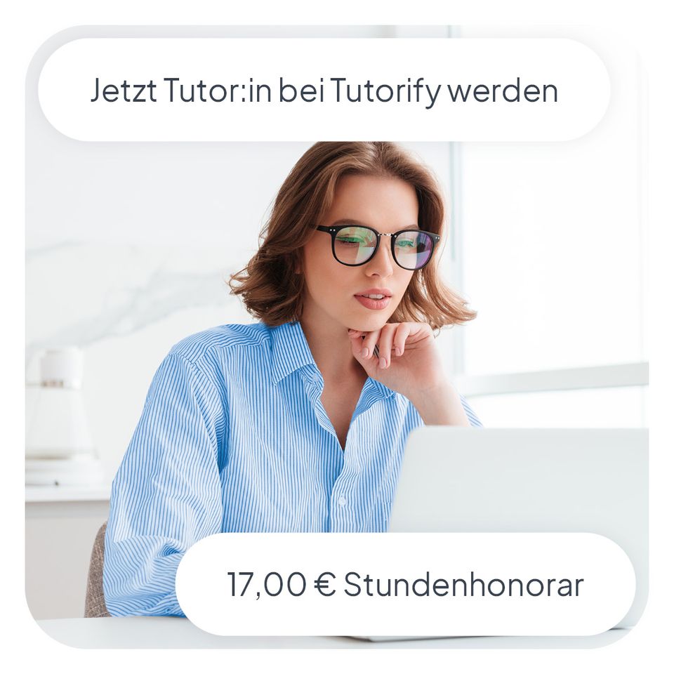 Nachhilfe geben als Nachhilfelehrer bei Tutorify in Essen