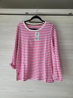 Langarmshirt Gina gr L 42 neu gestreift Baumwolle rosa weiß Bayern - Fürth Vorschau