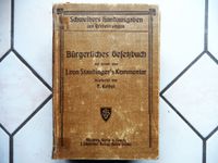 Bürgerliches Gesetzbuch mit Einführungsgesetz BGB Jura antik 1912 Brandenburg - Potsdam Vorschau