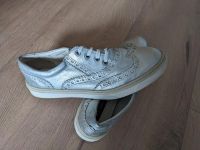 Silberne Sneakers Leder 40 Andiamo Baden-Württemberg - Ilshofen Vorschau