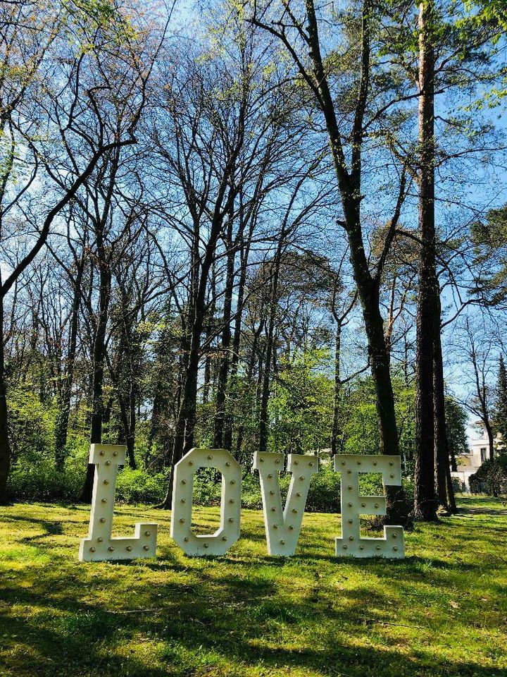 LOVE LED Leucht Buchstaben *VERLEIH* Hochzeit Party Feier in Potsdam