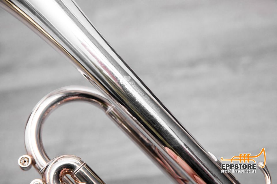 FRANZ STRAUB Bb Trompete Trumpet Silber Silver Linkshänder in Wiedergeltingen