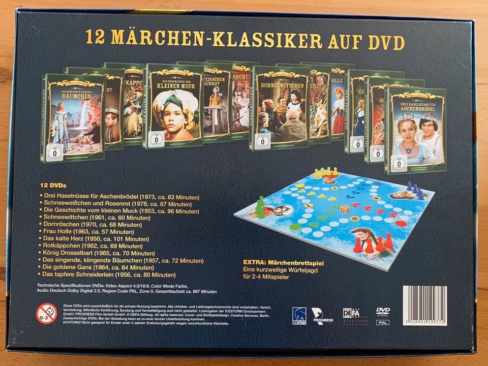 Märchen Klassiker DVD Box + Brettspiel - limitierte Auflage in Pullenreuth