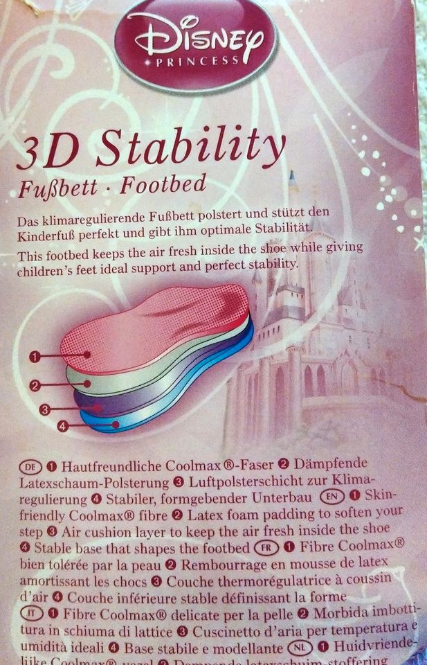 Einlegesohlen Fußbett Disney Gr. 34 neu OVP in Gauting