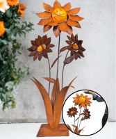 3D Ros Metall Blumen 120cm  Edelrost, Gartenfiguren, Gartendeko Bayern - Scheinfeld Vorschau