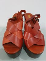 Oxmox Plateau Absatz Hippie Leder Sandalen Schuhe 40 Hessen - Wetzlar Vorschau