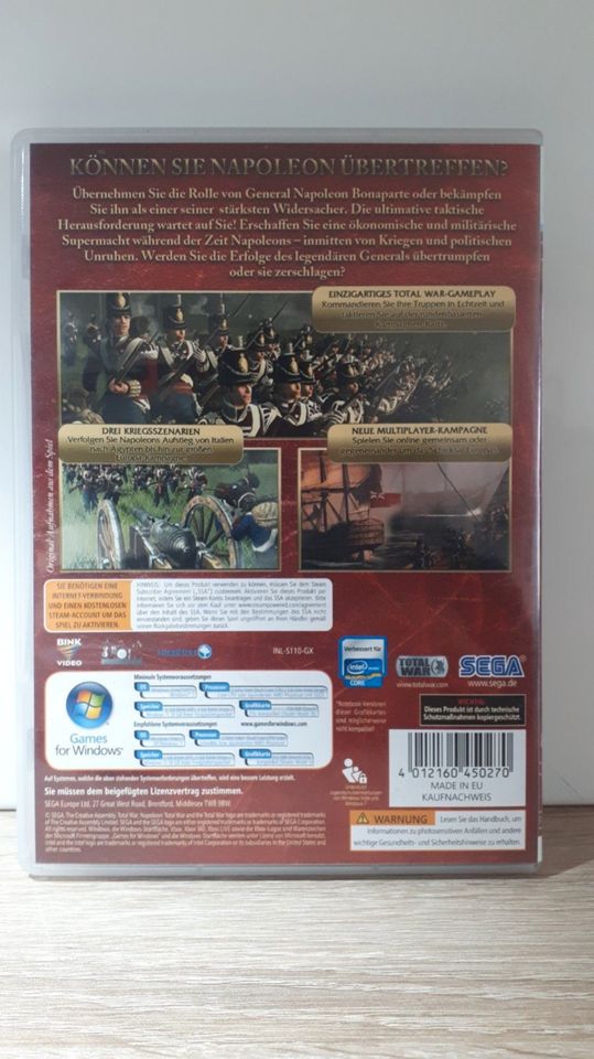 Total War Collection Napoleon für PC - DVD ROM, Top Zustand in Köln