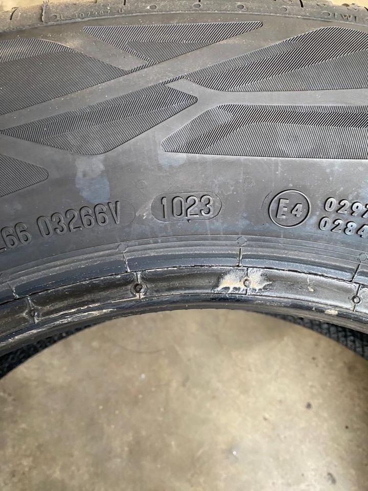 4x Gebr. Sommerreifen 185/65R15 88T Continental in Korb