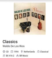 Classics  Waldo De Los Rios  CD Nordrhein-Westfalen - Bottrop Vorschau