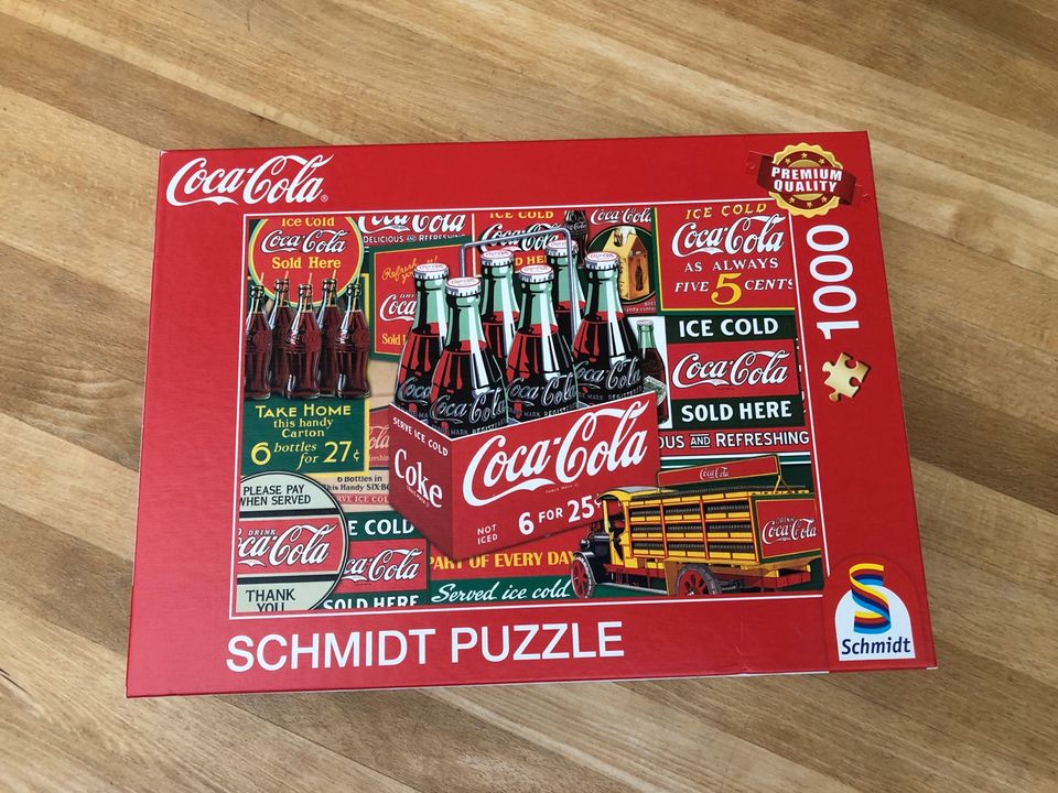 Coca Cola Puzzle mit 1000 Teilen in Höxter