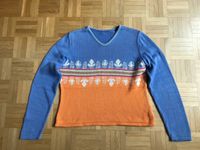 Blau orangene Pullover 100% Baumwolle Bayern - Würzburg Vorschau