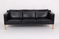 Skipper Sofa aus schwarzem Leder, dänisches Design Stuttgart - Stuttgart-Mitte Vorschau