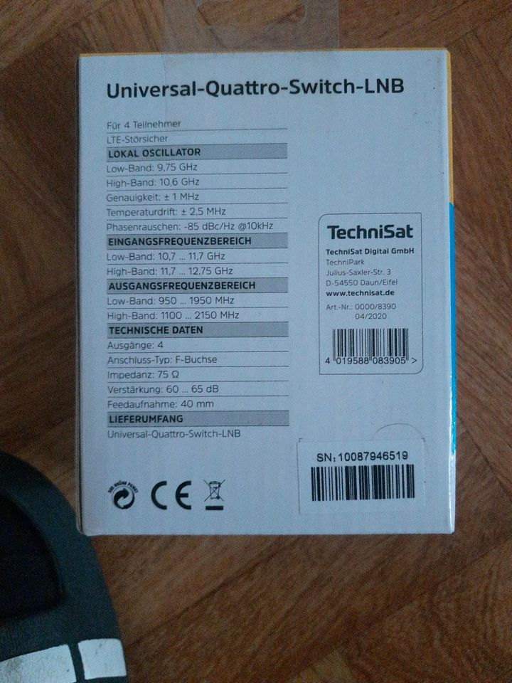 TechniSat Universal-Quatro-Switch-LNB in Hanau