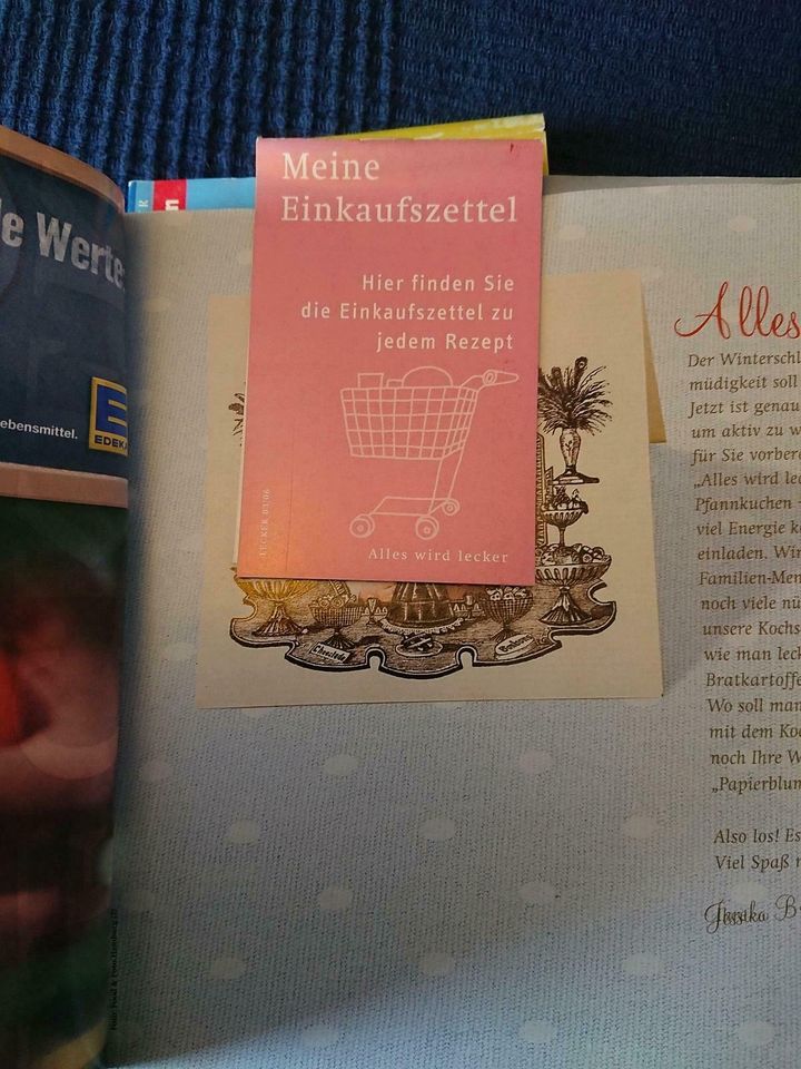 4 x LECKER kochen&genießen Zeitschriften mit Einkaufszettel in Zella-Mehlis