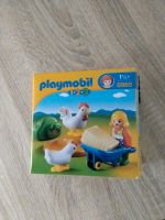 Playmobil 123 Bäuerin mit Hühnern Nordrhein-Westfalen - Weilerswist Vorschau