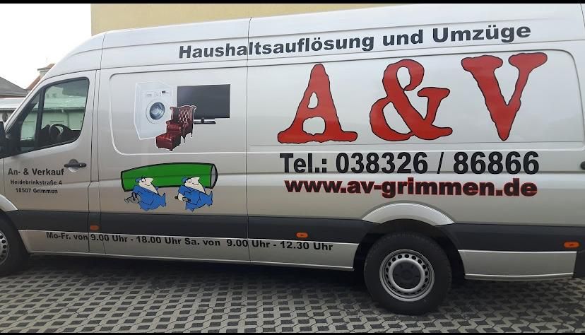 Umzüge/Haushaltsauflösungen/Entrümpelungen/Transporte in Grimmen