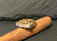 Ring 585 (14ct.) Gelbgold mit Zirkonia Goldring Goldschmuck T1226 Berlin - Tempelhof Vorschau