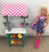 Barbie Puppe Bauern Markt Laden Stand Spielset Baden-Württemberg - Tübingen Vorschau