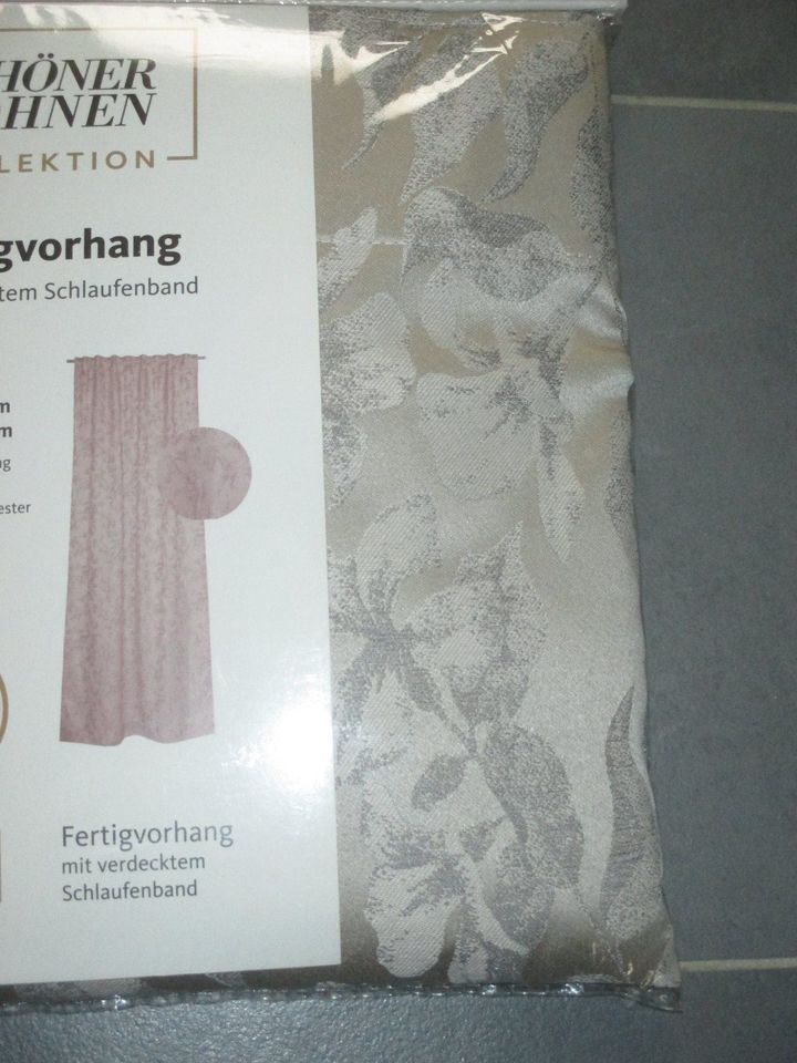 3 x Vorhang SCHÖNER WOHNEN-Kollektion 130x250 cm. beige NEU in Nürnberg (Mittelfr)