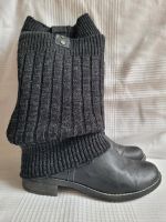 Tom Tailor Winterstiefel mit Überzug schwarz grau 41 Wiesbaden - Mainz-Kostheim Vorschau