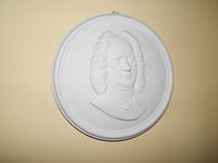 Rosenthal Wandbild rund Bisquitporzellan, J.S.Bach Bayern - Helmbrechts Vorschau