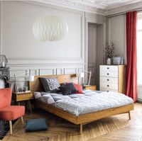 Wunderschönes großes Bett aus Holz Hessen - Wiesbaden Vorschau